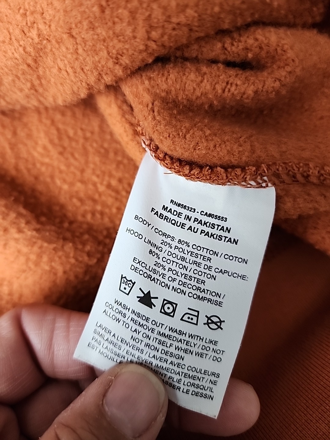 Nike Burnt Orange  Drawstring  Pullover Hoodie Wo… - image 5