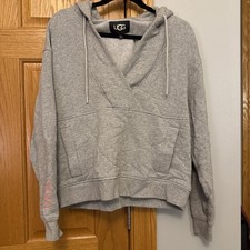 Ugg Sweatshirt Women s Light Gray Hoodie with Pocket Size XS