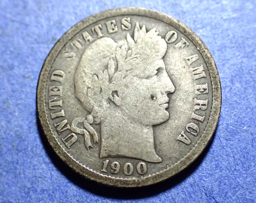1900-O Barber Dime  Good++