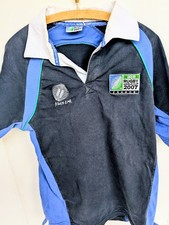 Official France 2007 Rugby World Cup Jersey Long Sleeve Shirt IRB Mens Large L