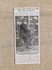 The cyclist Angelo Zoli of Forlimpopoli in 1914 84 years and challenge all