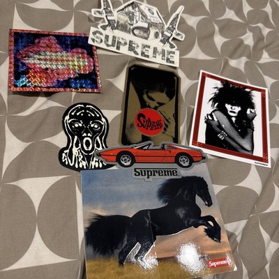 7 x Supreme Sticker As Seen If You Know You Know Rare Sticker Box Logo