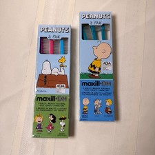 New - Peanuts Snoopy Woodstock Three Pack Toothbrushes A7