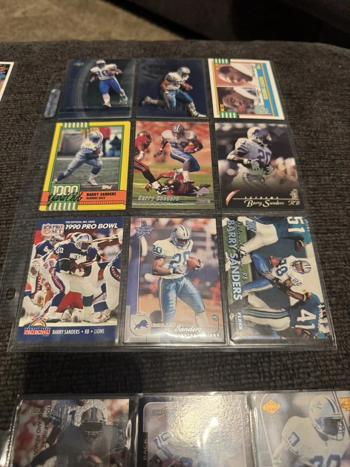 巴里·桑德斯橄榄球卡(X57卡套装) — 第 4/4 张图片