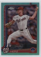 2025 Topps Chrome Aqua Refractor /199 DJ Herz #270 19l7