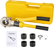 Pinza Crimpare per Tubi  (100Kn), Pinza per Multistrato per Tubi in Plastica Di