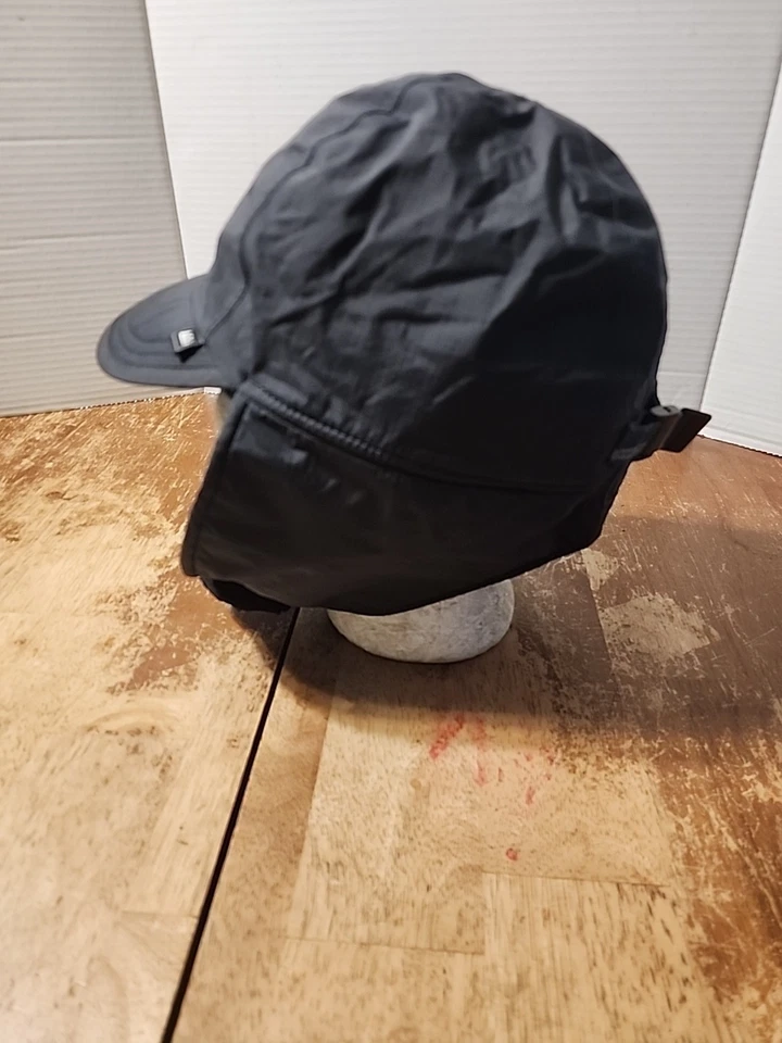 Sombrero Rei Elements E1 Negro Vellón Aislado Clima Frío Invierno Orejeras L/XL  Foto 3 de 4