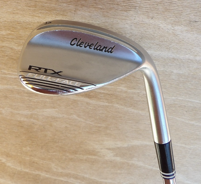 CHROME CLEVELAND RTX ZIPCORE FULL FACE SAND WEDGE 54 LOFT 9 BOUNCE