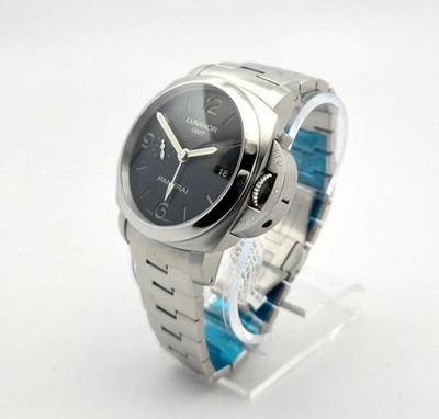 PANERAI PAM00329 LUMINOR 1950 3 DAYS GMT AUTOMATIC 44mm NICE! VIDEO!