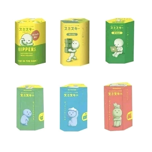 Product photo 1 of 6 — RANDOM AVAILABLE SMISKI GLOW IN THE DARK LUMINOUS MINI FIGURE TOY BLIND BOX