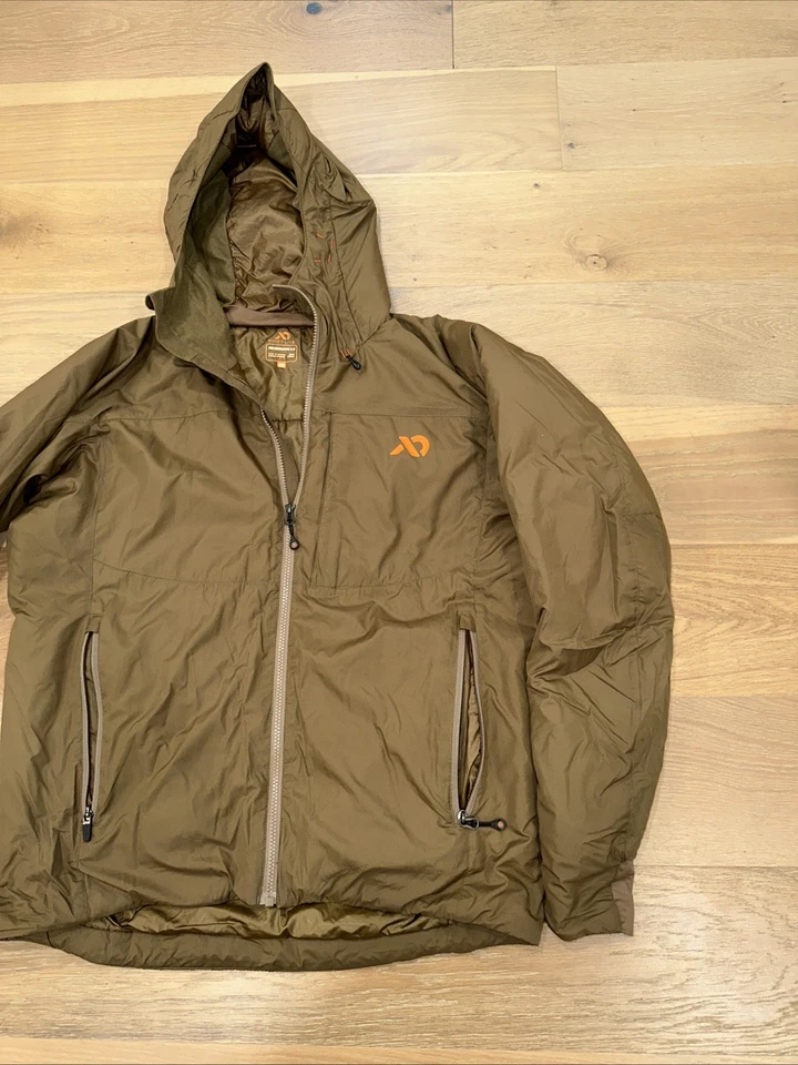 Chaqueta First Lite Uncompahgre 2.0 Para Hombre Mediana Hinchada Marrón Excelente Estado Foto 4 de 4