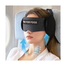 Travel Pillows for Airplanes, Plane Pillow with Eye Mask for Lo... USA FAST SHIP