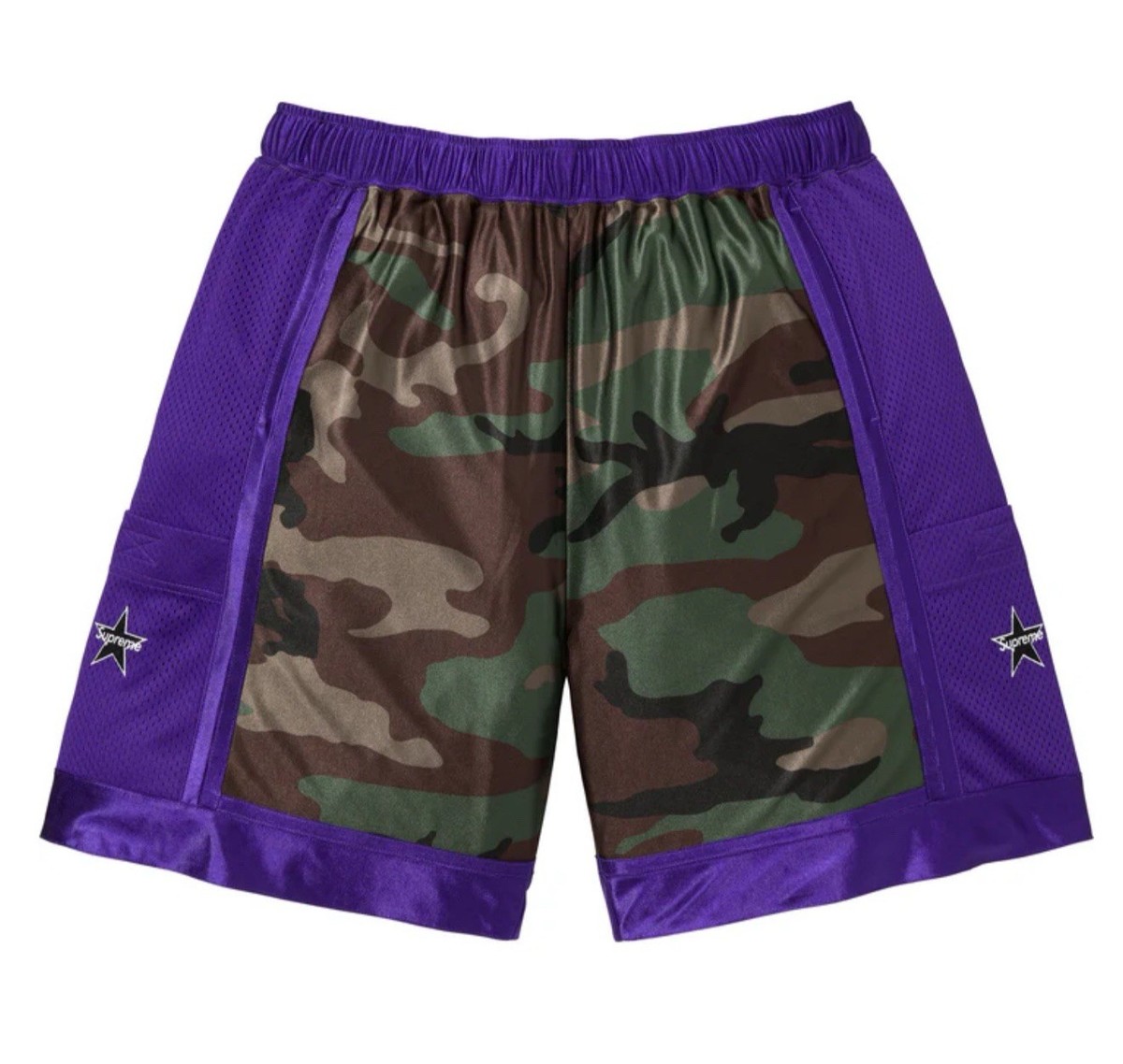 ウェア Supreme Side Logo basketball shorts Size S - Supreme Side Pocket Basketball Shorts - Purple