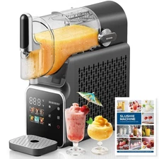 Slushie Machine, Frozen Drink Machine & Slushy Maker with Touchscreen, No Ice...
