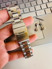 Longines 22mm Conquest HydroConquest L3 Watch Strap Band Stanless Steel Brecelet