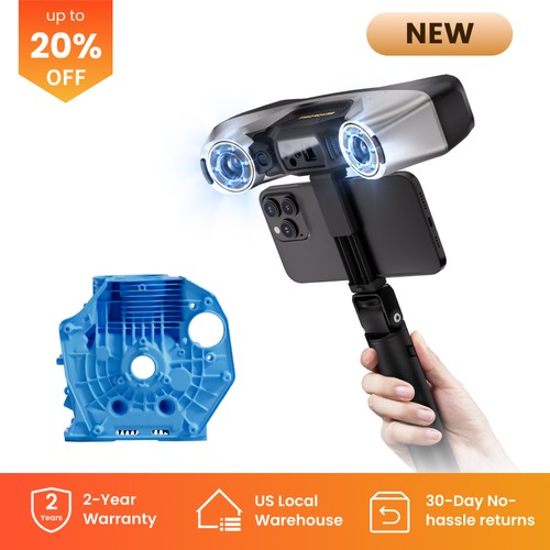 Revopoint MetroY PRO 3D Laser Scanner For 3D Print 34Line Wireless Handheld Scan