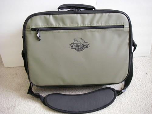 WHITE RIVER Streamer 10 FLY REEL CASE: SATCHEL Holds Spin & Casting Reels Too