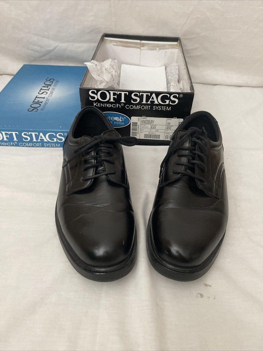 Soft Stags Kingsbury Black Oxford Casual Dress Formal Shoes  display picture 1