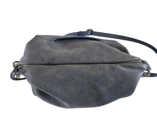 Hobo Handtasche blau Leder mit langem Schulterriemen - Bild 5 von 9