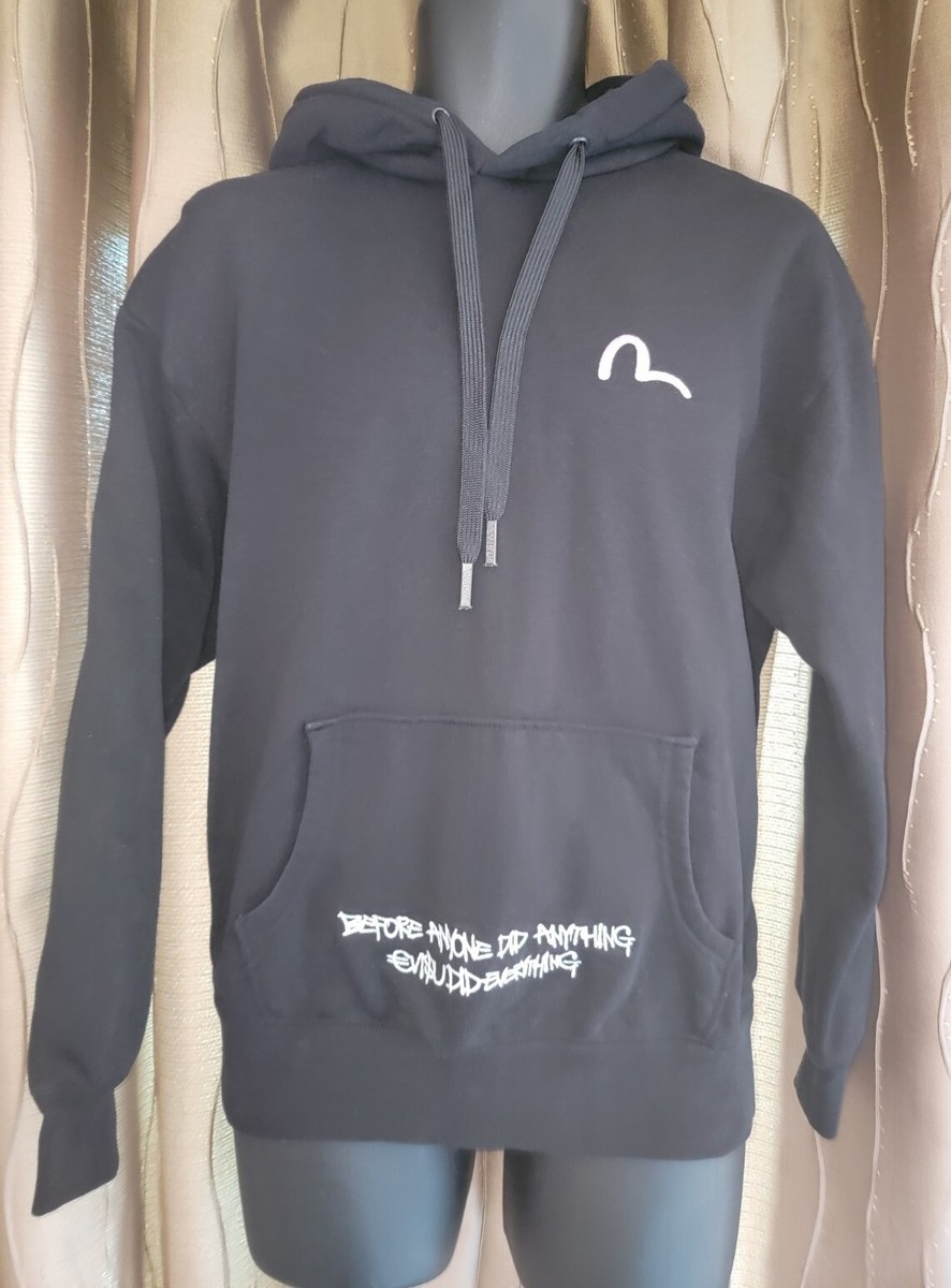 Evisu x Sfera Ebbasta Graffiti Logo Hoodie Size Small | eBay