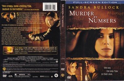 Murder by Numbers (Fullscreen DVD, 2002) 85392276424| eBay
