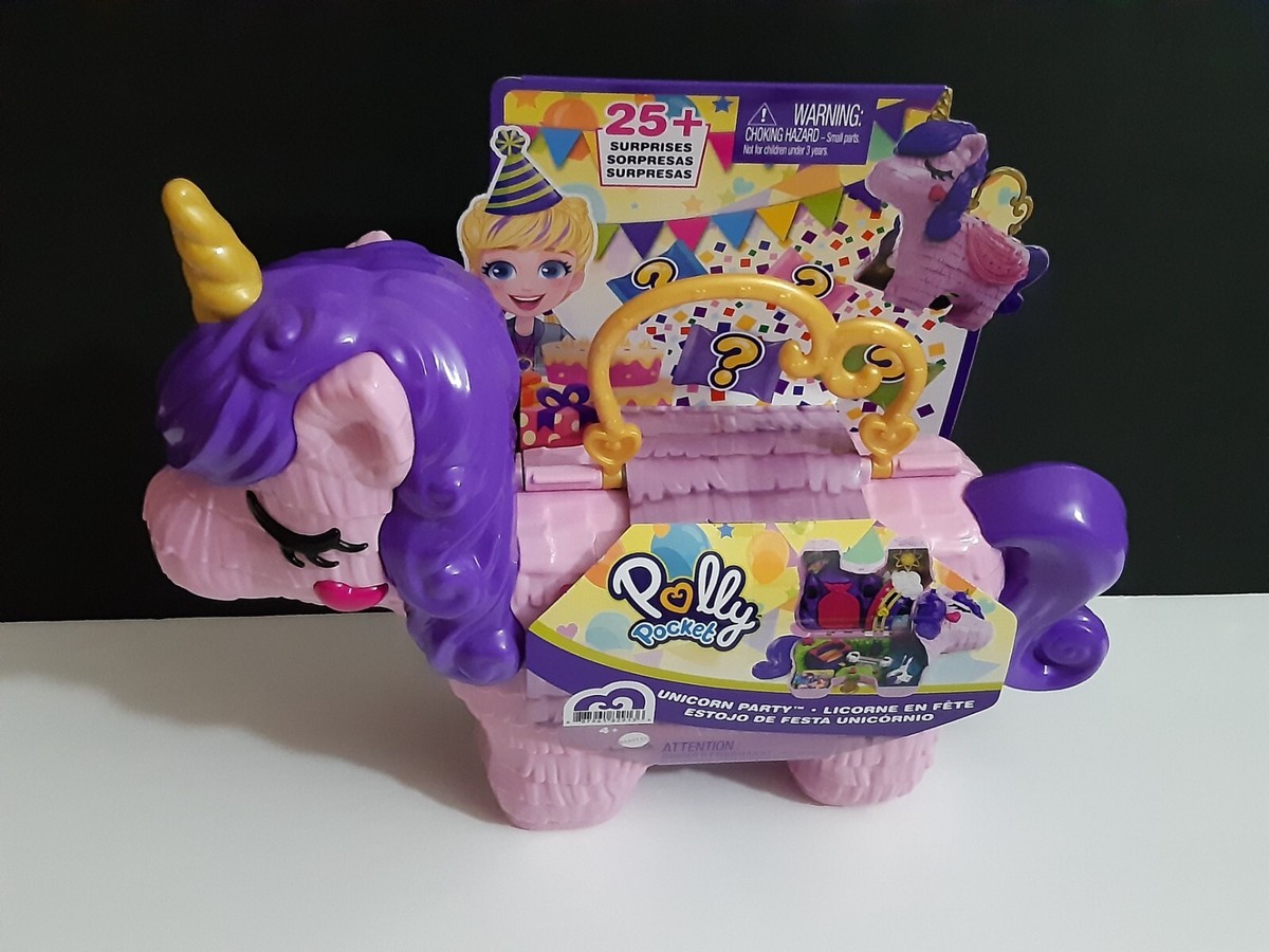 Toy Unicornio De Polly Pocket POLLY POCKET UNICORN PARTY PINIATA SET