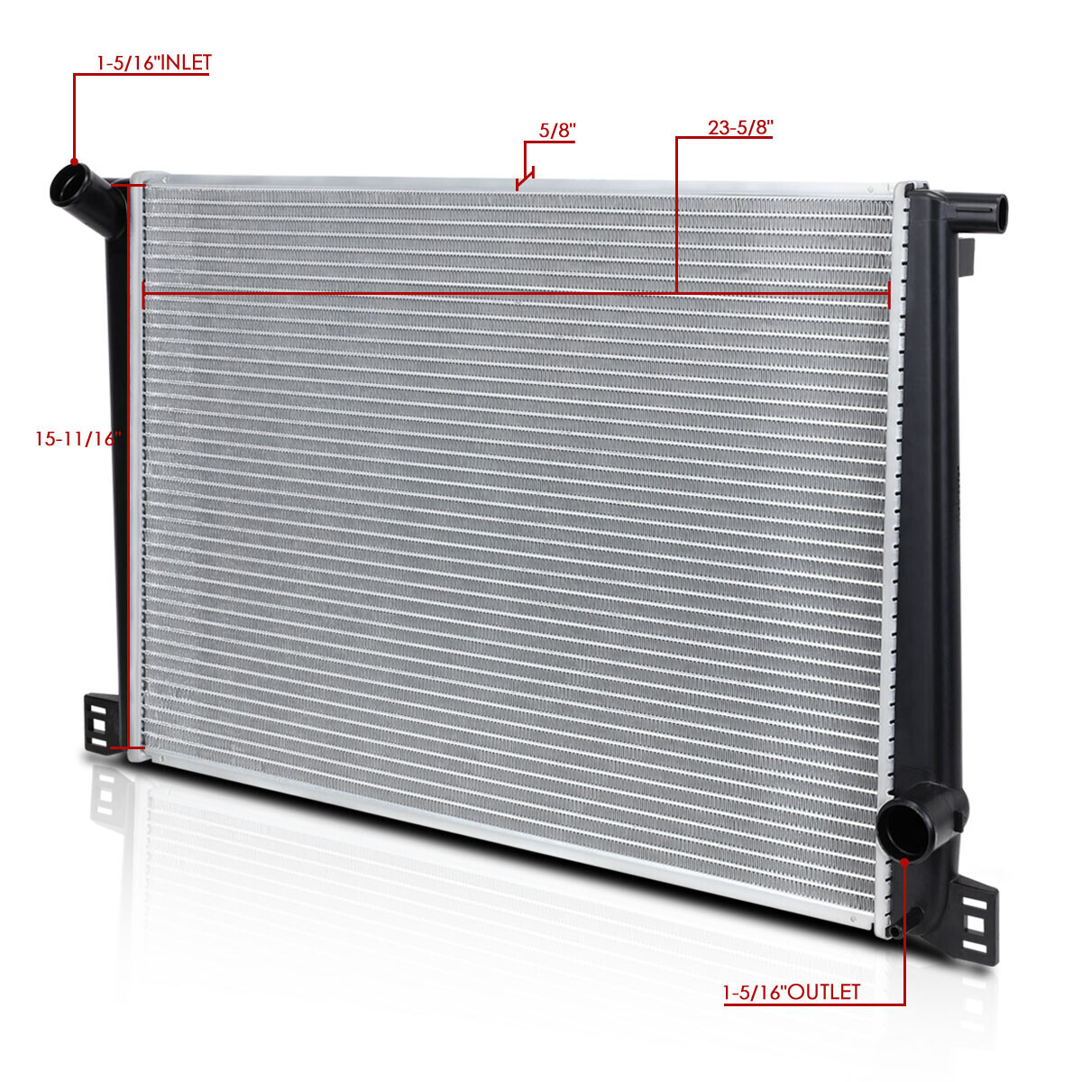 DPI 13167 Aluminum Core Radiator for 07-16 Mini Cooper Paceman Base ...