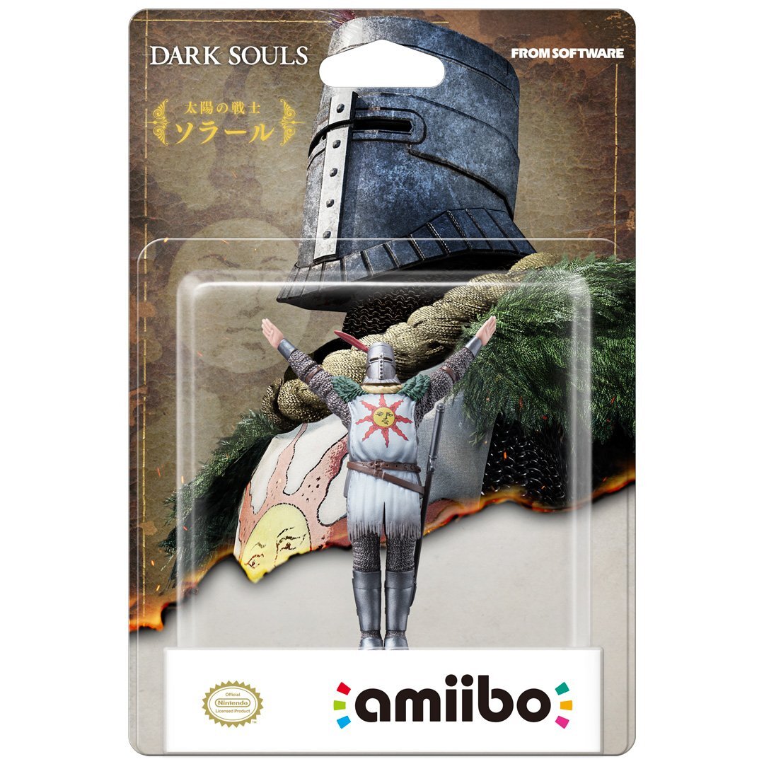 amiibo 太陽の戦士 ソラール (DARK SOULS) amiibo Dark Souls Solaire of Astora Nintendo Switch FROM SOFTWARE