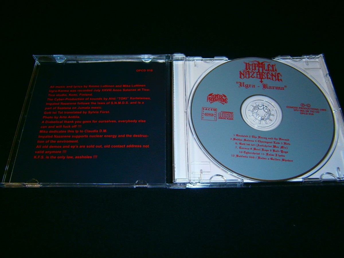 洋楽 IMPALED NAZARENE UGRA-KARMA IMPALED NAZARENE - Ugra-Karma. CD | eBay