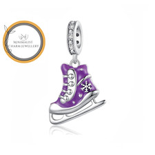 Ice Skate Dangle Charm, Jewelry Gift For Women