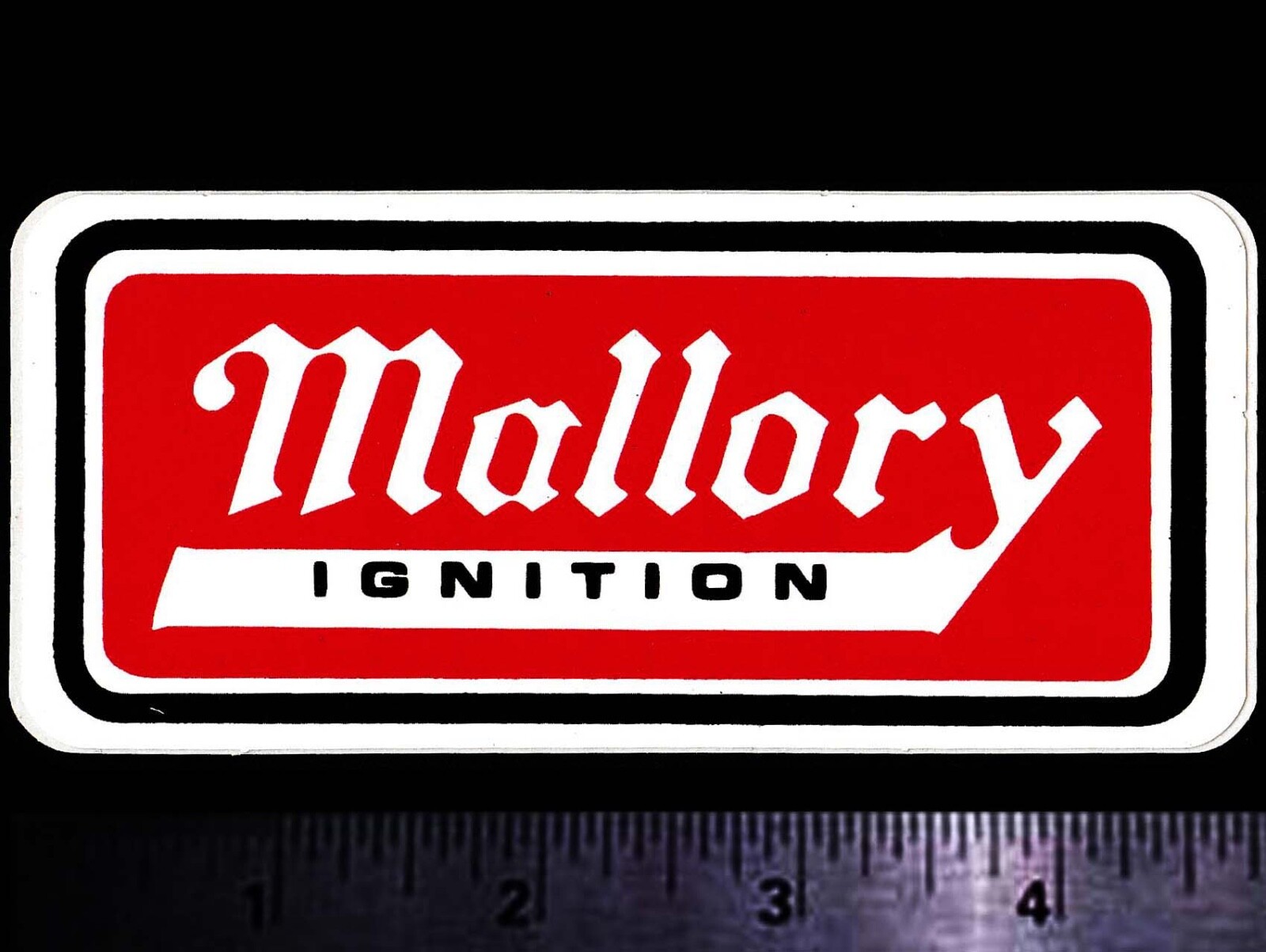 MALLORY Ignition Original Vintage 1960's 70's Racing Decal/Sticker 4.75 inch eBay