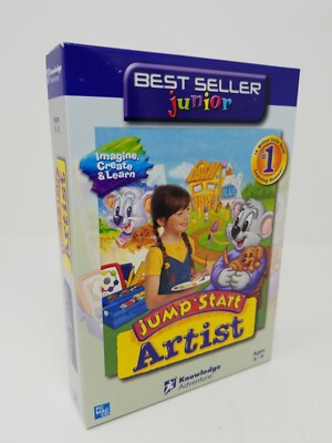 Jumpstart Artist Create Masterpieces Age 5-8 PC Windows XP Vista 7  Box Sealed