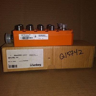 Lumberg 0970 PSL 101 Profibus Bus Connection - New in Box