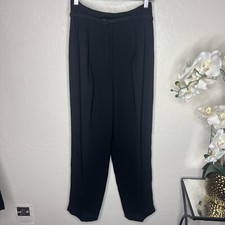 Vintage Women  s express marque deposee High Waisted Belted Tapered Trousers 9/10