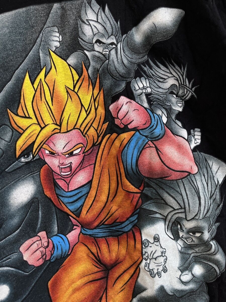 90's Vintage Dragon Ball Z Rare Screen Stars Blank T-shirt 90's Vintage Dragon Ball Z Rare Screen Stars Blank T-shirt