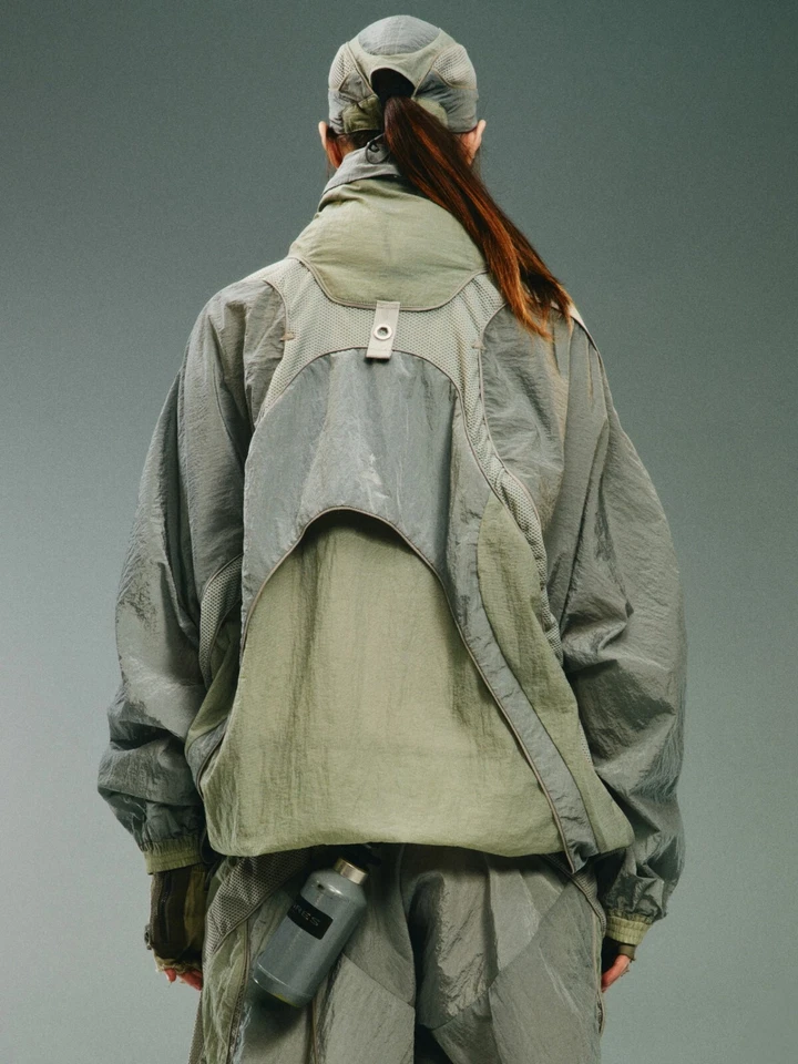 Chaqueta Hamcus DUSZEN AS/Interstellar Bounty Hunter, azul llorando, talla mediana M Foto 2 de 4