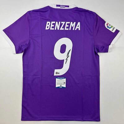 Maillot Real Madrid 2021/2022 Signé Benzema – Certificat Beckett