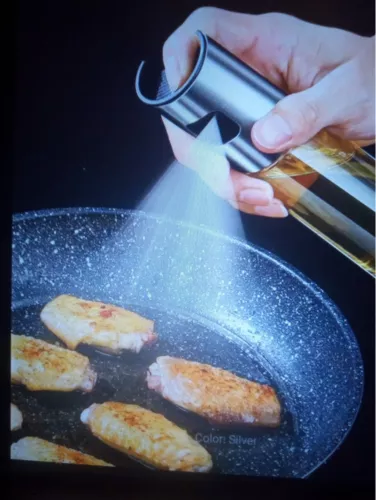 Stainless Olive Oil Sprayer Cooking Mister Spray Pump Fine Bottle Kitchen 