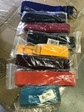 12 ADJUSTABLE BASEBALL BELTS in 10 colors WHOLESALE TEAM DEAL at $99 delivered 