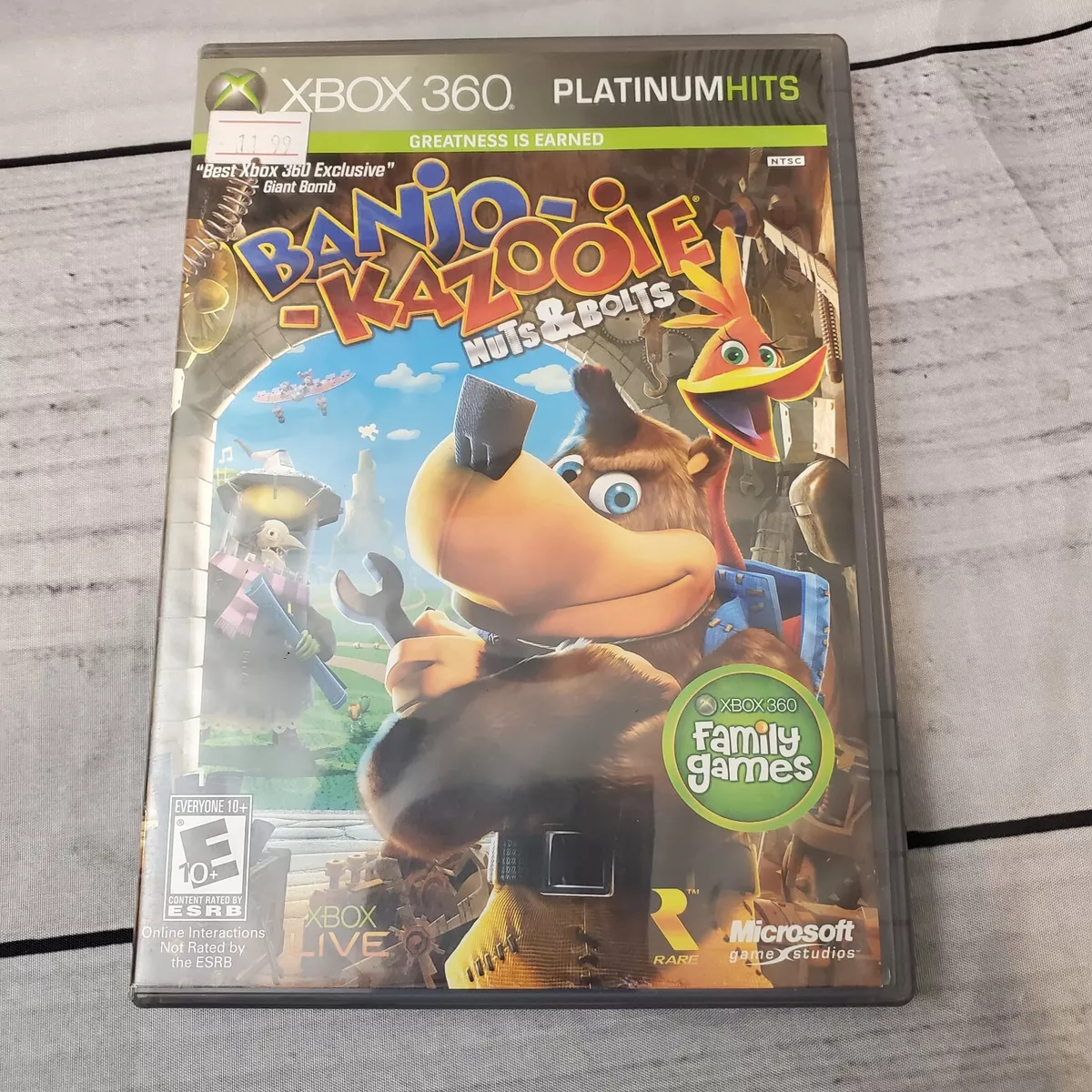 Banjo Kazooie Nuts And Bolts Xbox 360 Video Game Complete w