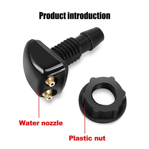 Universal Car Windshield Wiper Washer Squirter Nozzle Spray Jet Kit Fluid Hose T - Picture 9 of 9