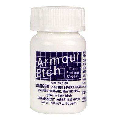 Armour Etch Glass Etching Cream - 3 oz  NEW