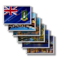 ISOLE VERGINI BRITANNICHE - calamite frigorifero fridge magnet Kühlschrankmagnet