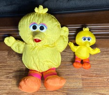Sesame Street Big Bird Stuffed Plush Lot Playskool 1992, Child Dimension 1993