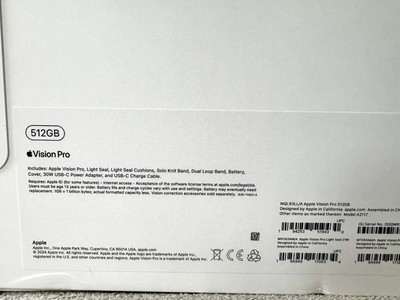 Apple vision pro 512GB(購入証明書有り) Apple vision pro 512GB(購入