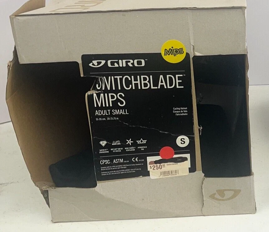 $250 Giro Switchblade  Bike Helmet NIB Size S (51-55 cm) MIPS Adult Black - Image 2 of 4