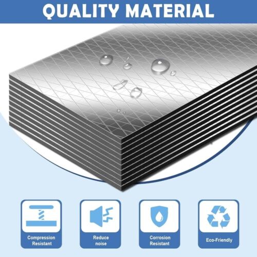20X 7MM Sound Deadening Proofing Mat Foil Butyl Car Van^Vibration,Damping -UK - Picture 7 of 7