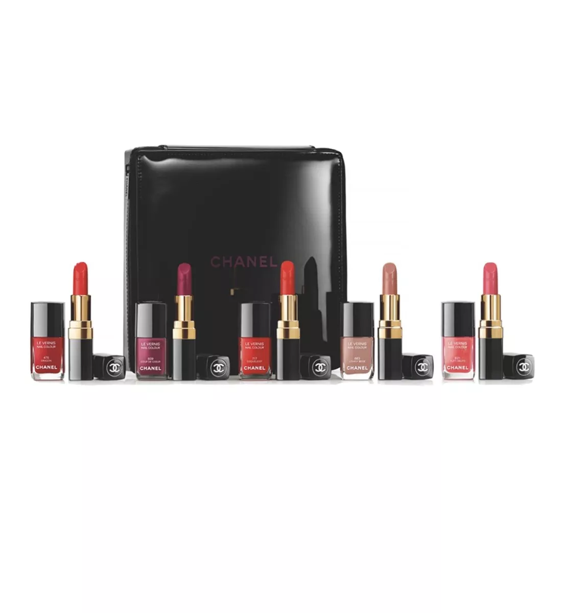 Chanel Lipstick And Nail Set Double The Delight