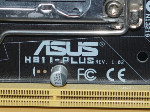 ASUS H81i-PLUS Rev 1.02 LGA1150 Mini-ITX Motherboard NO I/O Shield - Picture 3 of 5