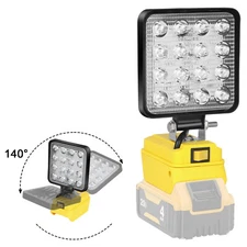 For De walt 20V Li-ion Battery LED Work Light w/USB Fast Charge Outdoor Lamps